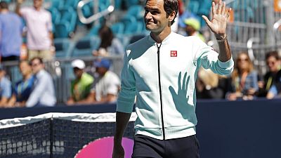 Federer fights back to beat Albot in Miami Federer fights back to beat Albot in Miami