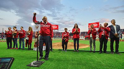 Mexican president jeered by hostile crowd at baseball event Mexican president jeered by hostile crowd at baseball event