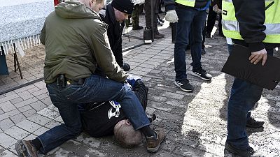 Finnish minister threatened at election rally, escapes unhurt - police Finnish minister threatened at election rally, escapes unhurt - police
