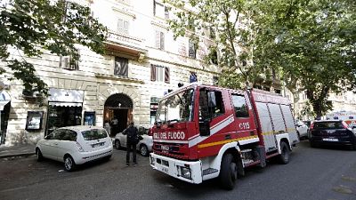 Rifiuti: fiamme in impianto a Roma Rifiuti: fiamme in impianto a Roma