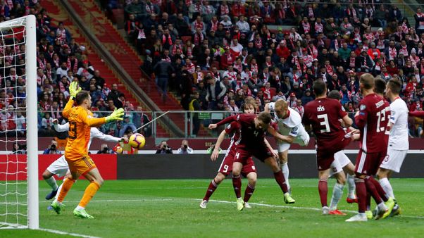 Poland beat stubborn Latvia as Israel sink Austria Poland beat stubborn Latvia as Israel sink Austria