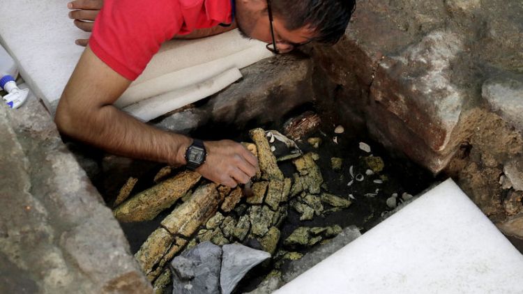 Exclusive: Aztec war sacrifices found in Mexico may point to elusive royal tomb