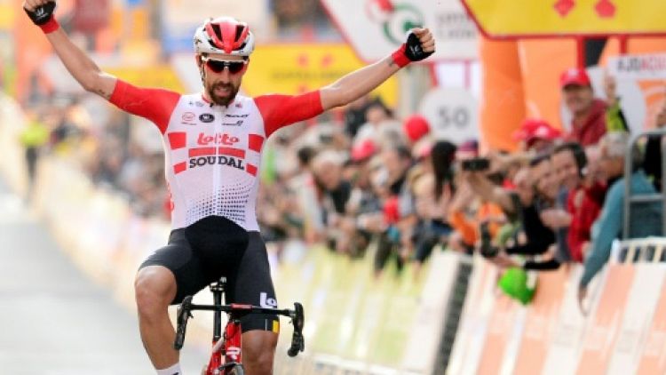 Tour de Catalogne: de Gendt remporte en solitaire la 1re étape