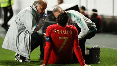 Portogallo-Serbia: si infortuna Ronaldo