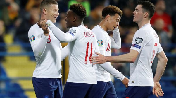 England thrash Montenegro after early scare England thrash Montenegro after early scare