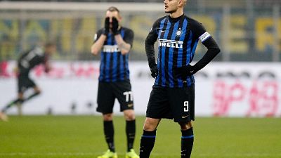 Inter: Icardi si allena con i compagni Inter: Icardi si allena con i compagni