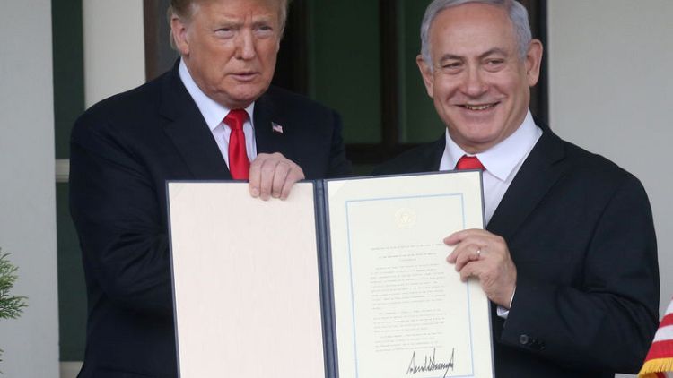 دول عربية خليجية وأوروبية وإيران ترفض اعتراف واشنطن بسيادة إسرائيل على الجولان