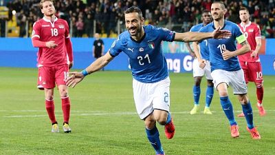 Italia,standing ovation per Quagliarella Italia,standing ovation per Quagliarella
