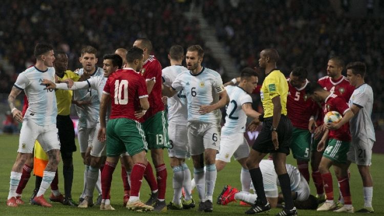Amichevole Marocco-Argentina 0-1