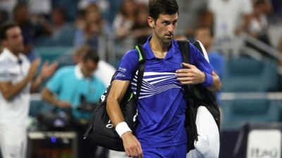Tennis: Novak Djokovic chute en 8e de finale à Miami Tennis: Novak Djokovic chute en 8e de finale à Miami