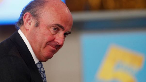 Weak euro zone growth could raise stability risks - ECB's de Guindos Weak euro zone growth could raise stability risks - ECB's de Guindos