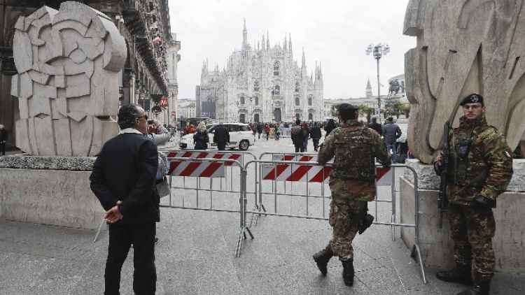Falso allarme bomba in piazza Duomo