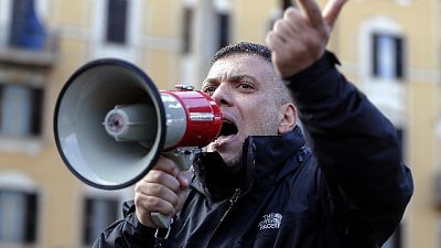 Reporter aggrediti, arrestato Castellino Reporter aggrediti, arrestato Castellino