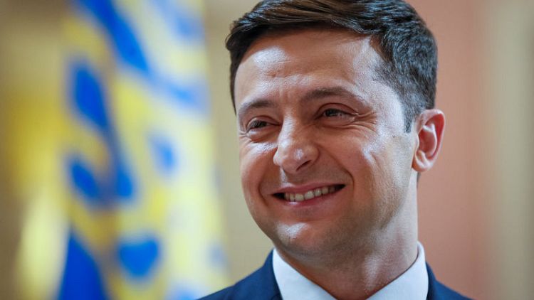 Comedian Zelenskiy maintains strong lead in Ukraine presidential poll