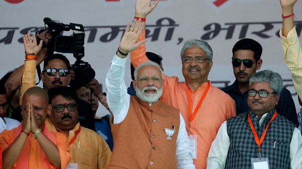Modi promises 'new India' as he launches election campaign Modi promises 'new India' as he launches election campaign