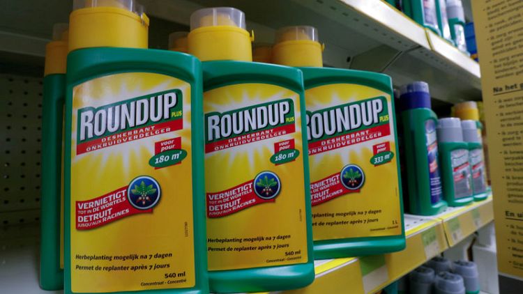 Bayer shares sag after U.S. jury verdict in Roundup cancer trial
