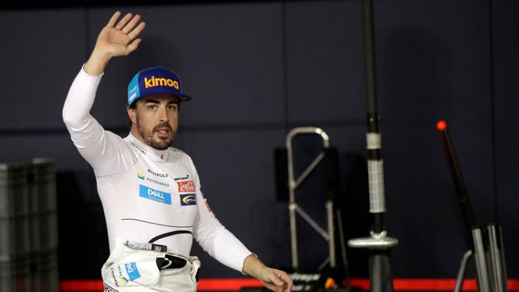 Motor racing - Alonso to test with McLaren in Bahrain next week