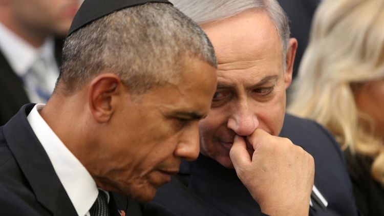 Netanyahu uses icy relationship with Obama to try to win votes