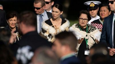 Christchurch: foule lors d'une cérémonie à la mémoire des victimes Christchurch: foule lors d'une cérémonie à la mémoire des victimes