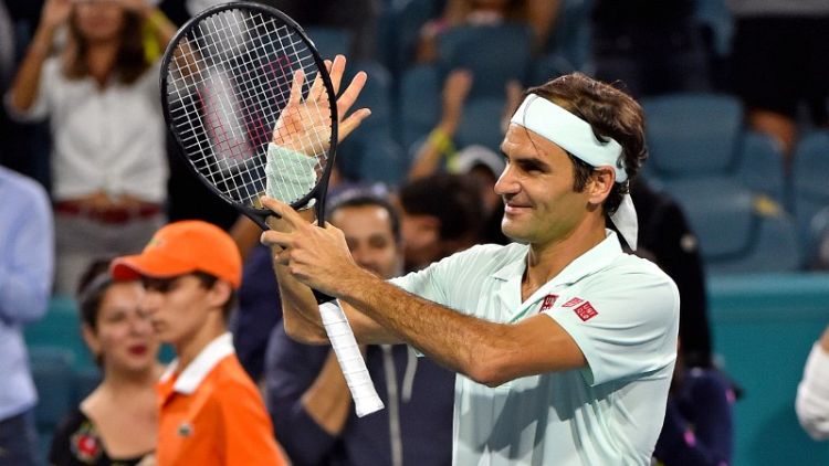 Federer beats Anderson to set up generation clash with Shapovalov