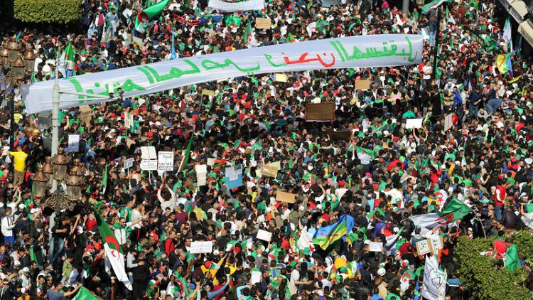 Million protesters march against Algeria's Bouteflika