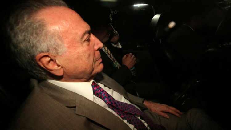 Brazil ex-president Temer hit with new corruption charges -prosecutor