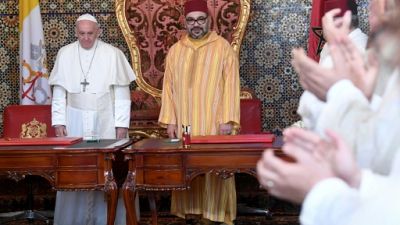 Le pape et Mohammed VI prônent la "coexistence pacifique" à Jerusalem Le pape et Mohammed VI prônent la "coexistence pacifique" à Jerusalem