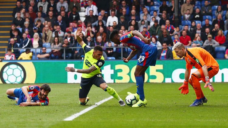 Huddersfield relegated from the Premier League after Palace defeat