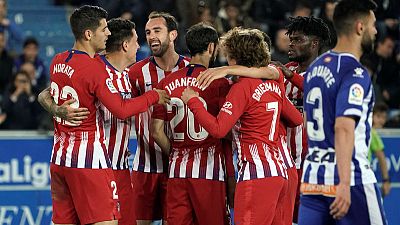 Atletico crush Alaves to retain faint title hopes Atletico crush Alaves to retain faint title hopes