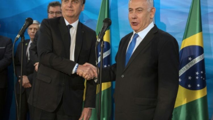 Bolsonaro, en visite en Israël, annonce un bureau diplomatique à Jérusalem