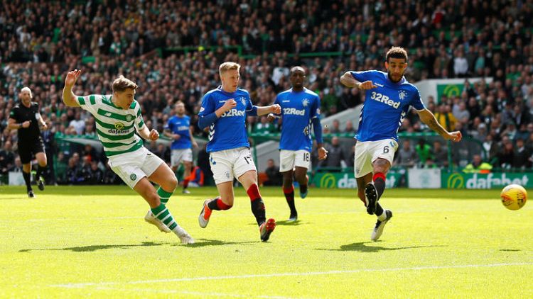 Late Forrest strike seals Celtic win over Rangers