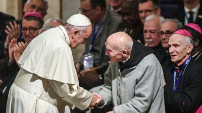 Le dernier rescapé du massacre de Tibéhirine rencontre le pape au Maroc Le dernier rescapé du massacre de Tibéhirine rencontre le pape au Maroc