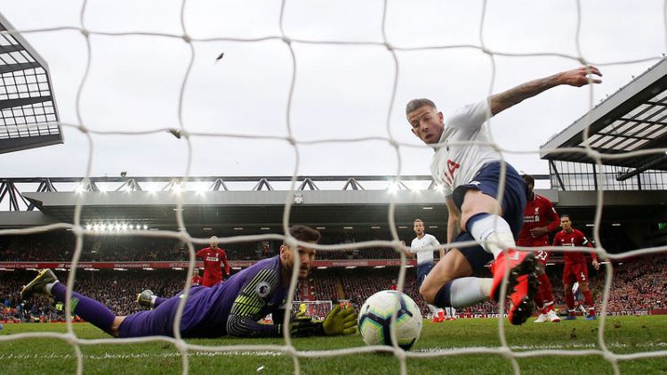 Late own goal gives Liverpool vital win over Spurs