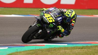 Moto: Rossi, podio mi mancava da tanto Moto: Rossi, podio mi mancava da tanto