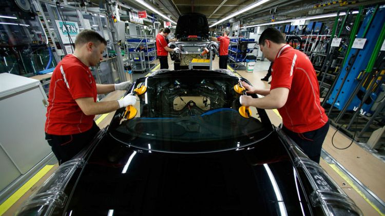 Euro zone factory activity contracts faster in March - PMI