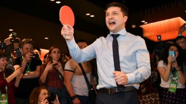 L'humoriste Zelensky, "bouffée d'air frais" pour les Russes L'humoriste Zelensky, "bouffée d'air frais" pour les Russes