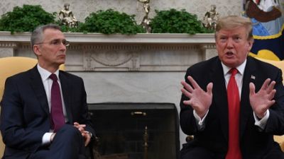 Trump offre un satisfecit à l'Otan pour ses 70 ans