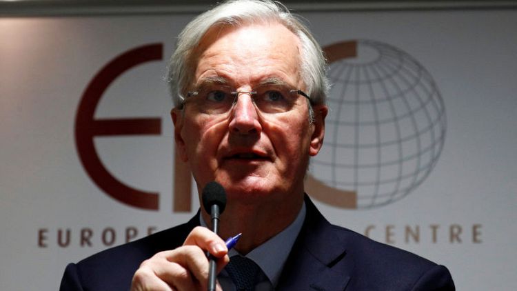 EU's Barnier: no-deal Brexit more likely by the day, three options left