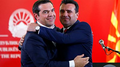 Selfies and air pact mark North Macedonia-Greece detente Selfies and air pact mark North Macedonia-Greece detente