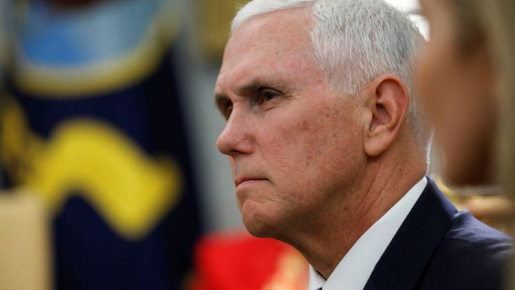 Low oil prices mean U.S. can stand firm on Venezuela sanctions - Pence