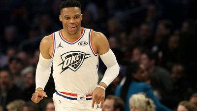NBA: historique double-triple-double signé Westbrook, dédié au rappeur Hussle NBA: historique double-triple-double signé Westbrook, dédié au rappeur Hussle