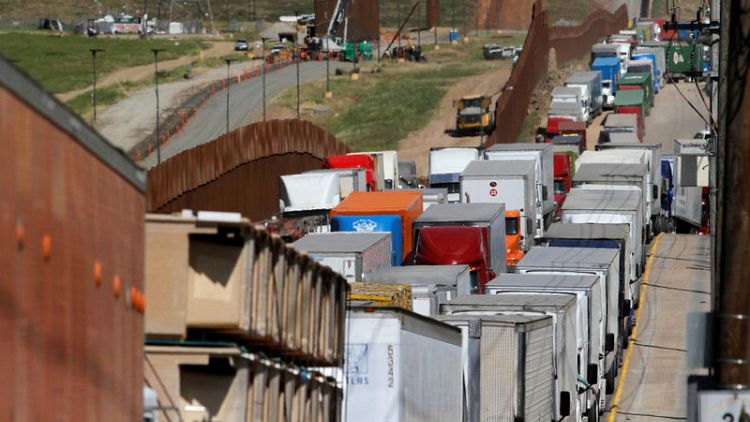 Trump again threatens Mexico border closure, seeks Congress action