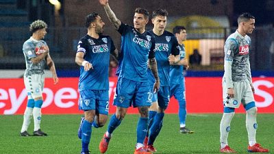 Colpo Empoli, Napoli ko 2-1 Colpo Empoli, Napoli ko 2-1