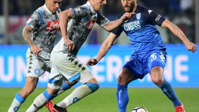 Italie: Naples battu, la Juventus à un pas du titre