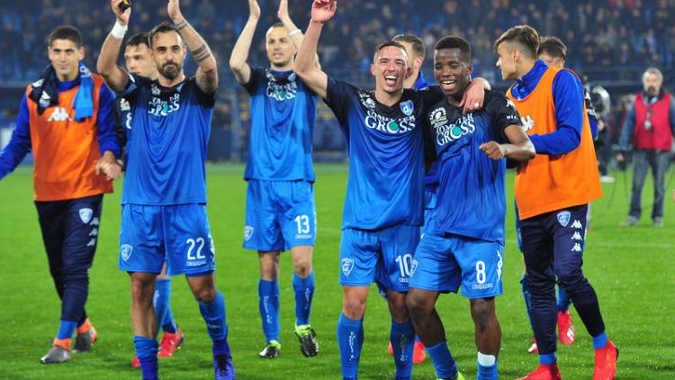 Empoli boost survival hopes with shock win over Napoli