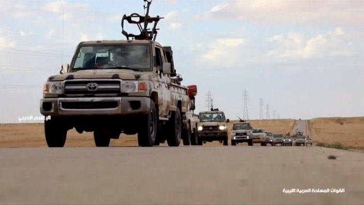 Eastern Libyan forces advance to position near town of Gharyan