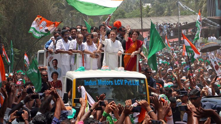 Rahul Gandhi files election candidacy from India's south in bid to stop Modi