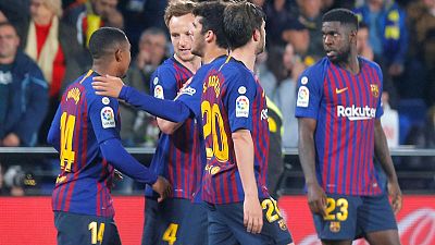 Barca seek decisive title blow in Atletico showdown Barca seek decisive title blow in Atletico showdown