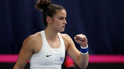 Sakkari stuns defending champion Bertens at Charleston Sakkari stuns defending champion Bertens at Charleston