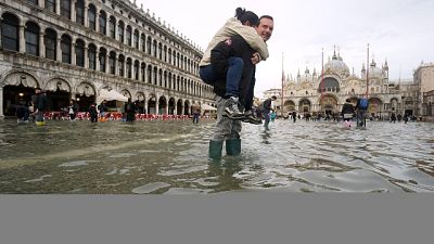 Punta di acqua alta 134 cm a Venezia Punta di acqua alta 134 cm a Venezia